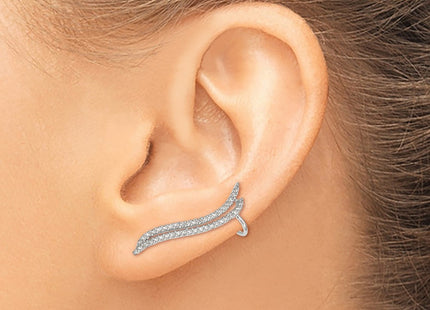 Sterling Silver Earrings Style QE13755 - Classique Jewelry Inc.