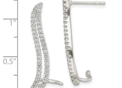 Sterling Silver Earrings Style QE13755 - Classique Jewelry Inc.