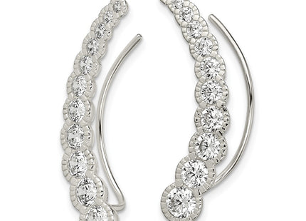 Sterling Silver Earrings Style QE13759 - Classique Jewelry Inc.