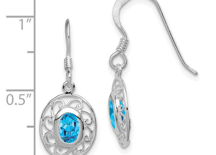 Sterling Silver Earrings Style QE1376 - Classique Jewelry Inc.