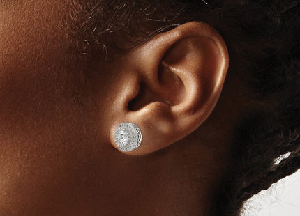 Sterling Silver Earrings Style QE13763 - Classique Jewelry Inc.