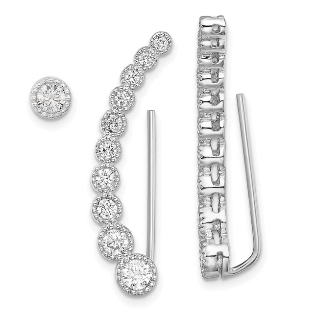 Sterling Silver Jewelry Style QE13770 - Classique Jewelry Inc.