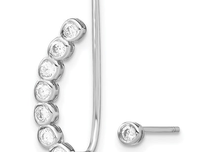 Sterling Silver Earrings Style QE13771 - Classique Jewelry Inc.