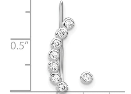 Sterling Silver Earrings Style QE13771 - Classique Jewelry Inc.