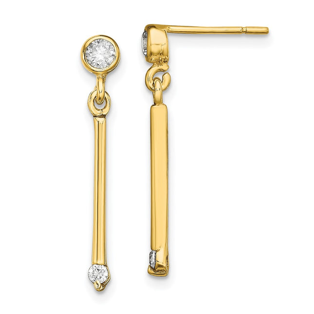 Sterling Silver Earrings Style QE13775 - Classique Jewelry Inc.