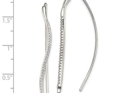 Sterling Silver Earrings Style QE13781 - Classique Jewelry Inc.