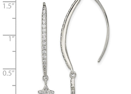 Sterling Silver Earrings Style QE13785 - Classique Jewelry Inc.