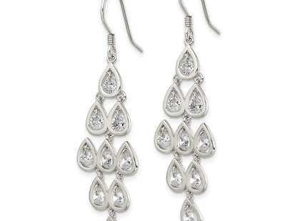 Sterling Silver Earrings Style QE13789 - Classique Jewelry Inc.
