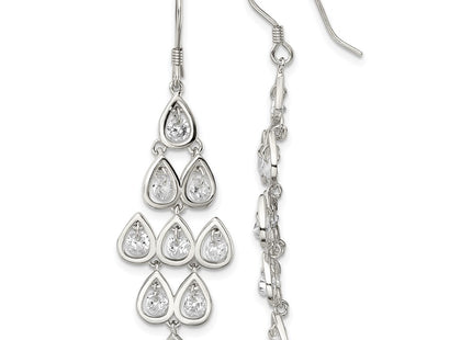 Sterling Silver Earrings Style QE13789 - Classique Jewelry Inc.
