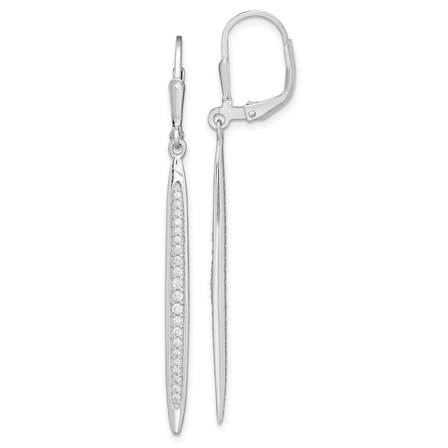 Sterling Silver Earrings Style QE13791 - Classique Jewelry Inc.