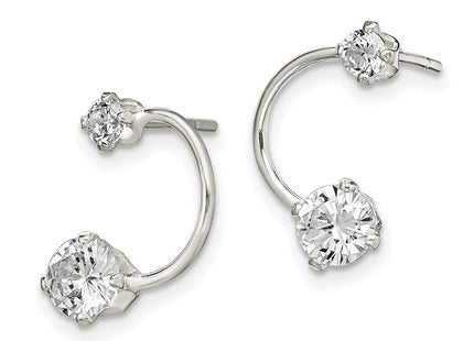Sterling Silver Earrings Style QE13798 - Classique Jewelry Inc.