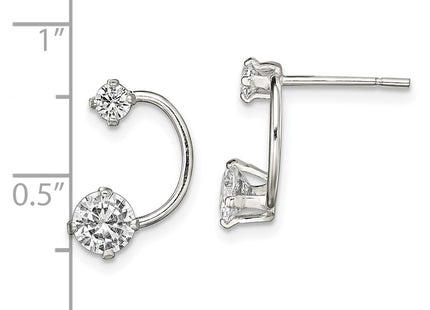 Sterling Silver Earrings Style QE13798 - Classique Jewelry Inc.