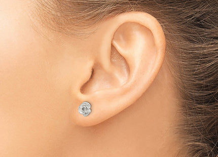 Sterling silver earrings, another view