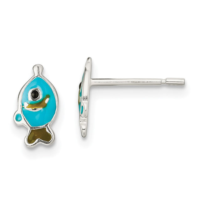 Sterling Silver Earrings Style QE13832 - Classique Jewelry Inc.