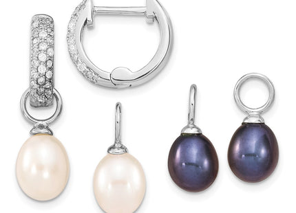 Sterling Silver Earrings Style QE13838SET - Classique Jewelry Inc.