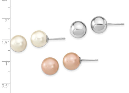 Sterling Silver Earrings Style QE13845SET - Classique Jewelry Inc.