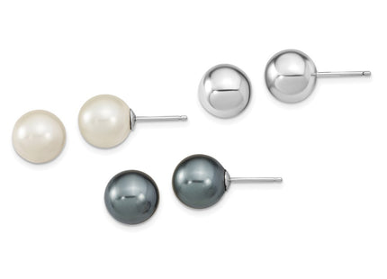 Sterling Silver Earrings Style QE13849SET - Classique Jewelry Inc.