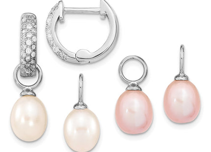 Sterling Silver Earrings Style QE13851SET - Classique Jewelry Inc.