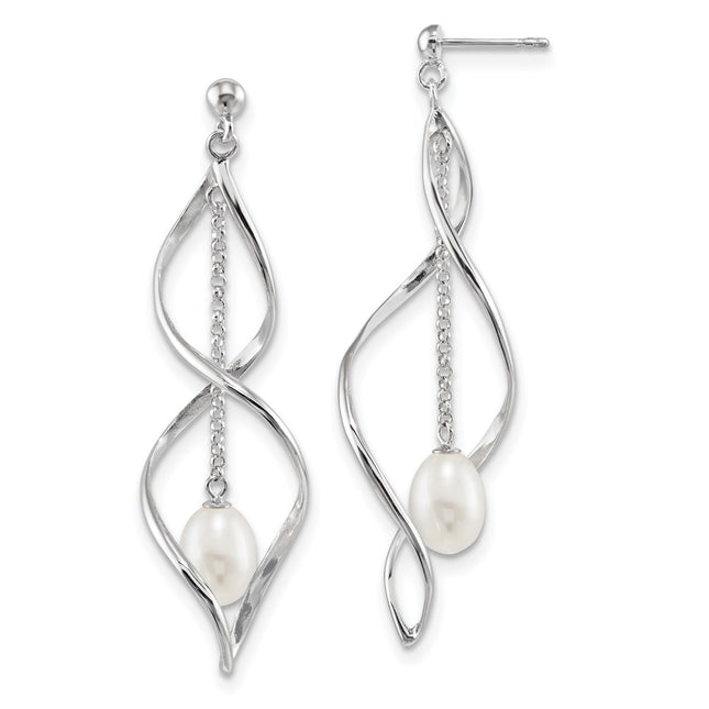 Sterling Silver Earrings Style QE13852 - Classique Jewelry Inc.