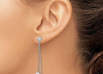 Sterling Silver Earrings Style QE13853 - Classique Jewelry Inc.