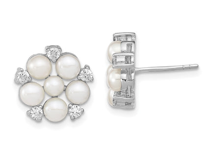 Sterling Silver Earrings Style QE13869 - Classique Jewelry Inc.