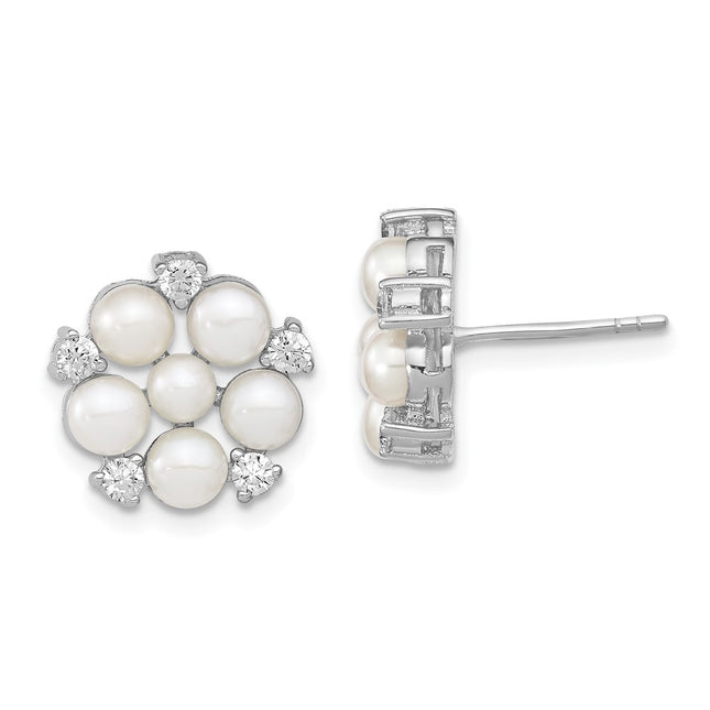Sterling Silver Earrings Style QE13869 - Classique Jewelry Inc.