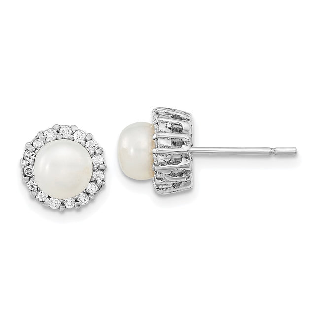 Sterling Silver Earrings Style QE13870 - Classique Jewelry Inc.