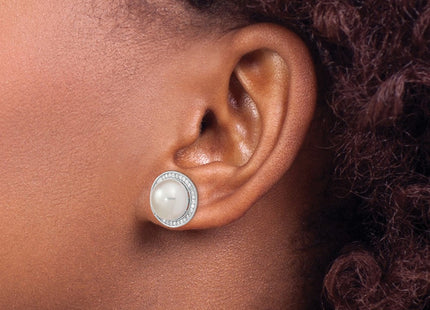 Sterling Silver Earrings Style QE13871 - Classique Jewelry Inc.