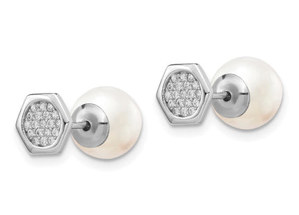 Sterling Silver Earrings Style QE13876 - Classique Jewelry Inc.