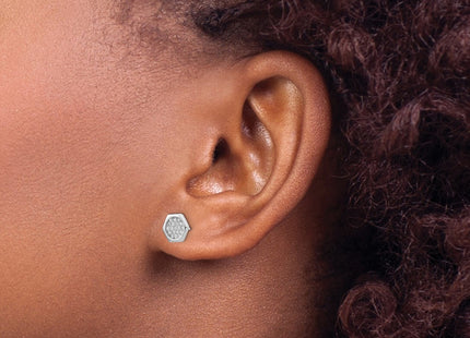 Sterling Silver Earrings Style QE13876 - Classique Jewelry Inc.