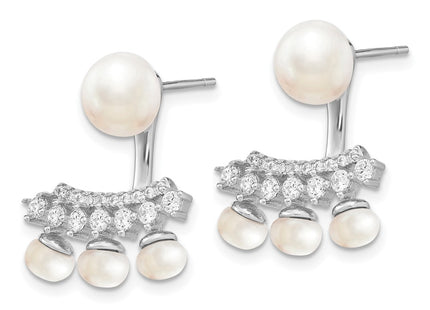 Sterling Silver Earrings Style QE13882 - Classique Jewelry Inc.