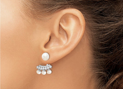Sterling Silver Earrings Style QE13882 - Classique Jewelry Inc.