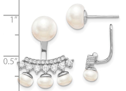 Sterling Silver Earrings Style QE13882 - Classique Jewelry Inc.