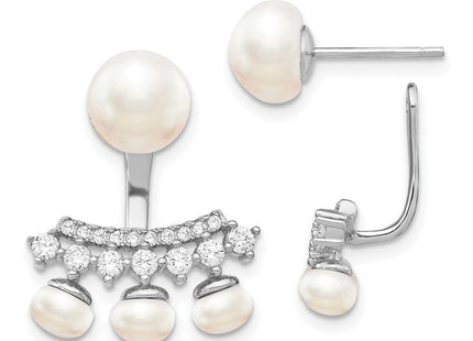 Sterling Silver Earrings Style QE13882 - Classique Jewelry Inc.