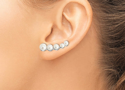 Sterling Silver Earrings Style QE13885 - Classique Jewelry Inc.