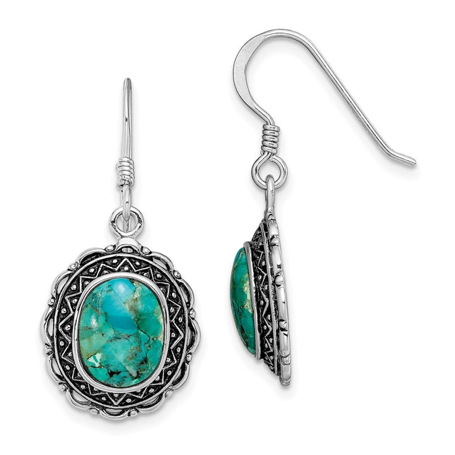 Sterling Silver Earrings Style QE13923 - Classique Jewelry Inc.