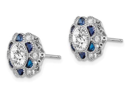 Sterling Silver Earrings Style QE13925 - Classique Jewelry Inc.