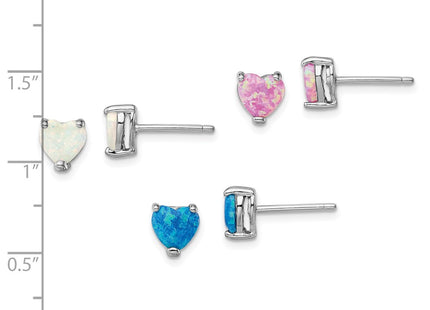 Sterling Silver Earrings Style QE13940SET - Classique Jewelry Inc.