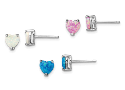 Sterling Silver Earrings Style QE13940SET - Classique Jewelry Inc.