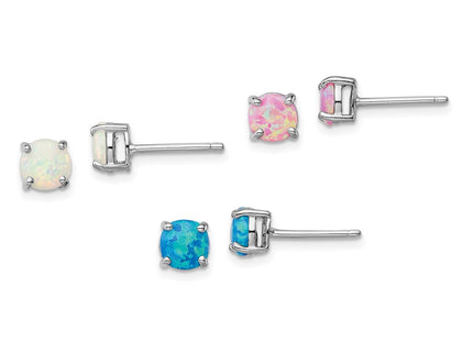 Sterling Silver Earrings Style QE13942SET - Classique Jewelry Inc.