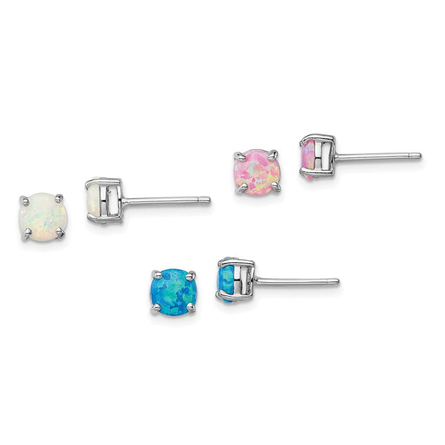 Sterling Silver Earrings Style QE13942SET - Classique Jewelry Inc.