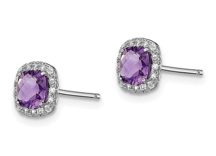 Sterling Silver Earrings Style QE13982 - Classique Jewelry Inc.