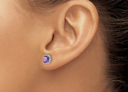Sterling Silver Earrings Style QE13982 - Classique Jewelry Inc.