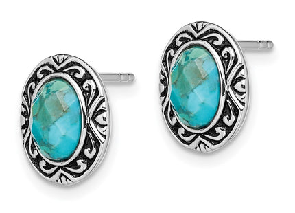 Sterling Silver Earrings Style QE14004 - Classique Jewelry Inc.