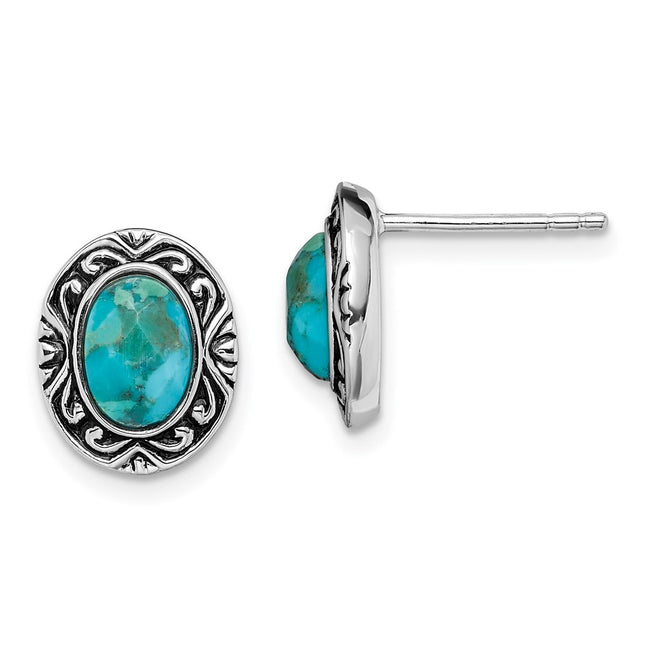 Sterling Silver Earrings Style QE14004 - Classique Jewelry Inc.