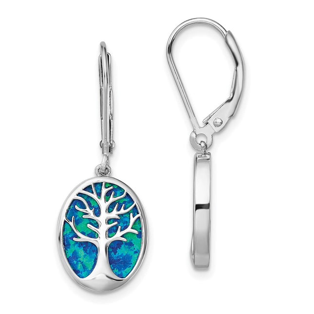 Sterling Silver Earrings Style QE14033 - Classique Jewelry Inc.