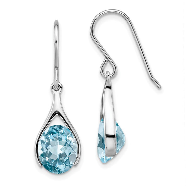 Sterling Silver Earrings Style QE14047BT - Classique Jewelry Inc.