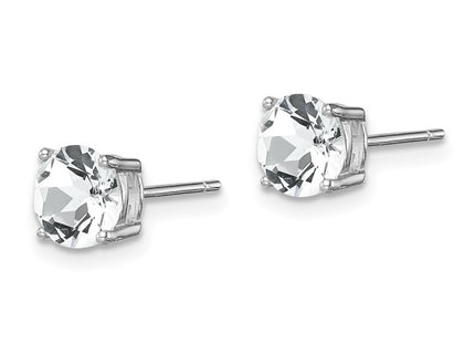 Sterling Silver Earrings Style QE14067APR - Classique Jewelry Inc.