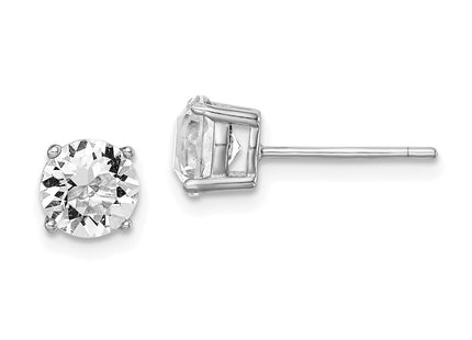 Sterling Silver Earrings Style QE14067APR - Classique Jewelry Inc.