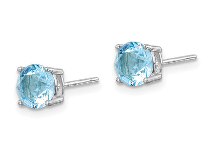 Sterling Silver Earrings Style QE14067MAR - Classique Jewelry Inc.